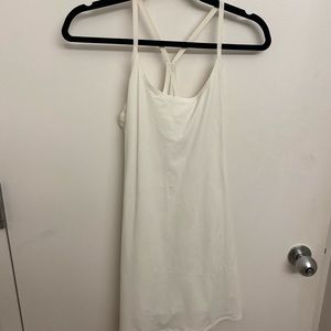 Outdoor voices exercise dress in white